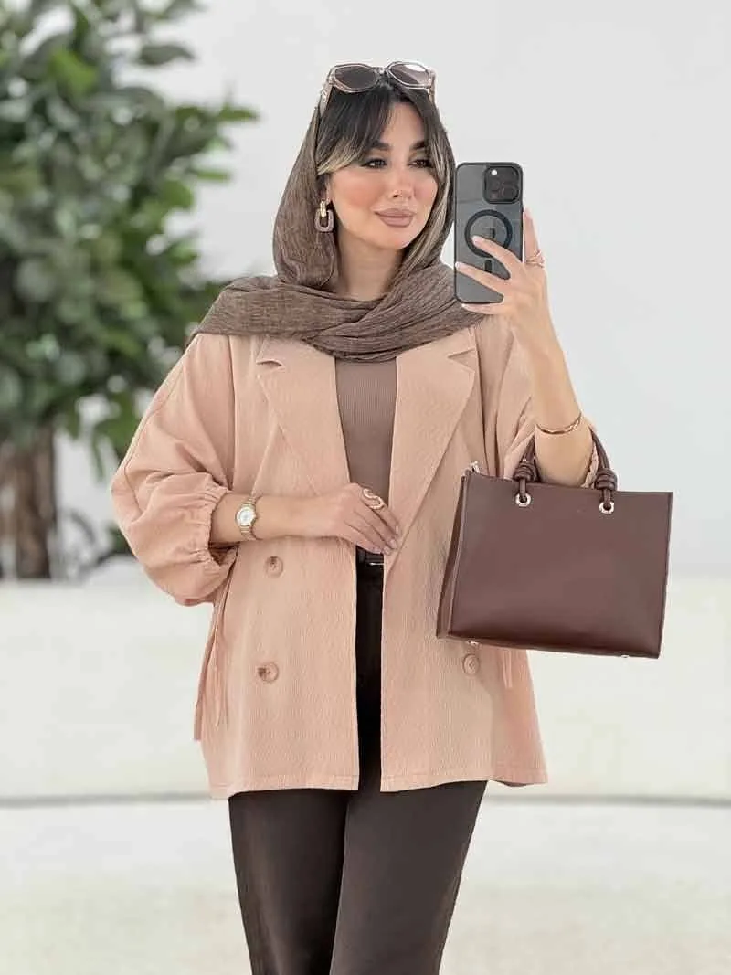 کت آستین بندی شبنم